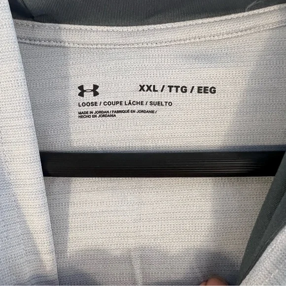 Under Armour Loose Velocity LS Hoodie Men’s Size: 2XL Gray NEW NWT - Picture 4 of 5
